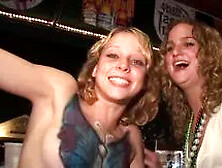 Chelsea Local Girl Eating Pussy In Public In A Bar - Small Tits