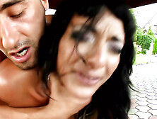 Loona Luxx French Gipsy Butt-Sex & Mugur, outdoor, charming, wet whore, EURO, massive titties, large behind, behind fuck, swallo
