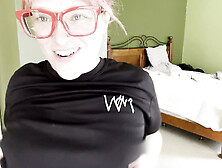 Gorgeous BBW Strips Naked and Jiggles Her Fat Ass Before Counting You Down to Cum
