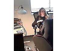 Cunt Coworker Drinks Cum Water - Little Floaties!