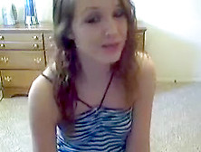 Cute Immature Dildoing On Webcam