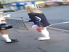 Haloween upskirt (fake)