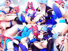 Ahri and Vayne Show Ultimate Orgasms