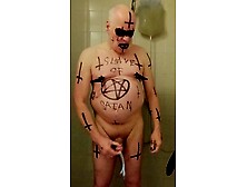 Satan slave is ready to be sacrificed