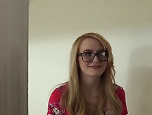 BRCC - Shy Blonde Teen Peyton Gets Creampied in her Casting!