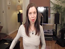 Cleaning my stepmom's sexy g-string lingerie.