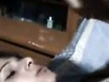 desi Indian young wife playing with hubby's cock