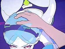 Rebecca Cyberpunk 2077 Sucks and Fucks for money - Hentai 60fps