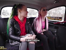 Fake Taxi Identical Sisters Lady Zee & Sandra Zee Screw Euro Cabbie