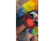 My Ex came over to Cheat on her new Bf so Clown Filter Cuck Deeply Throatpie Gagging