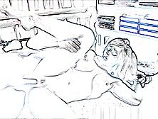 A - HA Take on me.  The Art version