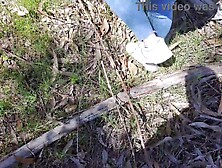 Screwing my ally's mamma in a forest outdoor