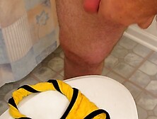 Cum three times in neighbor's panties