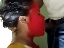 Hot Sexy Indian Bhabhi Fucked By Her Friend On Holi Festival