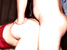 Rustic village couple having a good time together