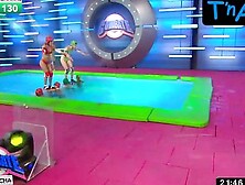 Mica Viciconte Butt,  Thong Scene In Combate