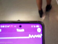 Public Remote Vibrator In Mall – I Control The Pussy With Lush