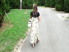 Preggo Japanese Gal Has to Fuck Hobos