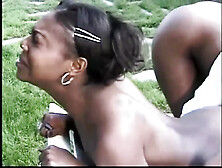 Vintage Lesbian Threesome for Three Black Sluts