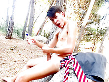 Oiled Up Cock In The Woods - Danny Bianchi