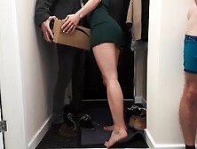 Delivery Guy Knocked On The Door As I Fucked My Wife And I Let Him Fuck Her While I Watch.  Creampie