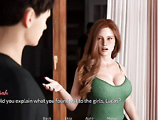 Step brother conversation with beautiful girl