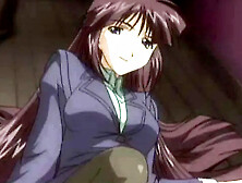 Cum-covered Japanese anime in fuck session gets banged