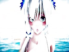 【Mmd R-19 Year Old Dance】Intense Passionate Sex On The Sweet Beach 甘い精液アナル [Mmd]