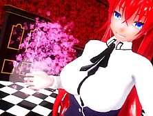 Akeno Himejima Becoming A Huge Fan Of Breast Expansion