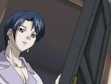 Sexy lust crazed shorthaired busty MILF masturbating and getting pussy fucked by a swath of horny men