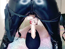 Dominatrix Nika trains her submissive's throat with a strap-on for some mind-blowing deepthroat action