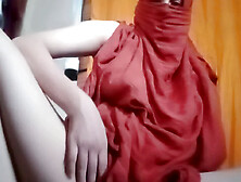 Hot hijab Muslim woman shares her pleasures in a steamy solo scene