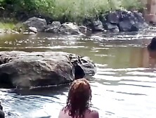 Run away from home to fuck my boyfriend in a forest