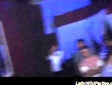 Busty whore has hooters fondled by hunks