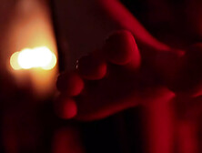 Kneel n Obey KellyKent's Foot Tease - White Sneakers,  Soft Soles & Ultimate Control for True Foot Slaves Only