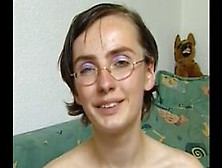 Nerdy German Girl Fucked