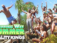 REALITY KINGS - It's The Last Day In The Project DTF House & All The Stars Have The Biggest Orgy By The Pool
