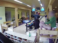 HUNT4K.  Couple is tired of bowling, guy wants money, chick wants sex