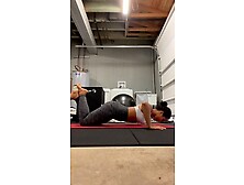 Sienna Mae Gomez Working Out