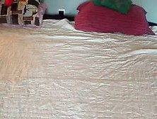 Hot punk babe with sexy makeup spreads her legs on webcam