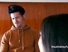 Cheating bf nearly busted on black teen