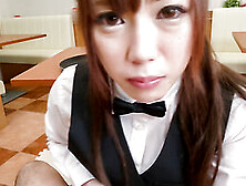 EXPLOSIVE! Japanese Cutie Rino Sakuragi Deepthroats Struggling Hunk in Insatiable Blowjob Obsession