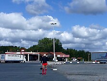 Gummipuppe Monique - TV Parkplatznutte mit female mask