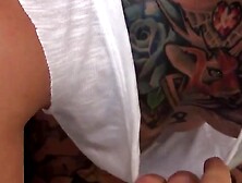 Inked Nayomi Sharp craves pussy smashing from her pervy dom