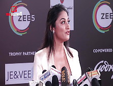 Desi Hot,  Local Actress With Visible Nipple On The Red Carpet