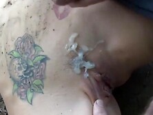 Cindy Wacht Nackt Und Gefesselt Im Freien Auf