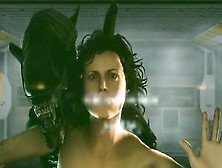 Порно пародия фильма Чужой