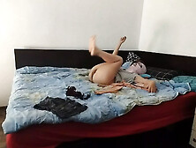 Foreplay in the bedroom with an amateur couple.  Crazy sex in the bedroom with a hot amateur couple.