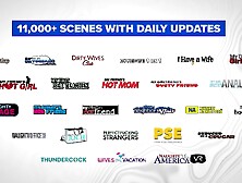 NAUGHTY AMERICA Italian hottie Artemisia Love surprises her friend's boyfriend with her big tits