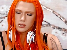 TRANS BEAUTIES - Aspen Brooks Sparks A Steamy Trio With Cherie Deville & Dante Colle In The Café